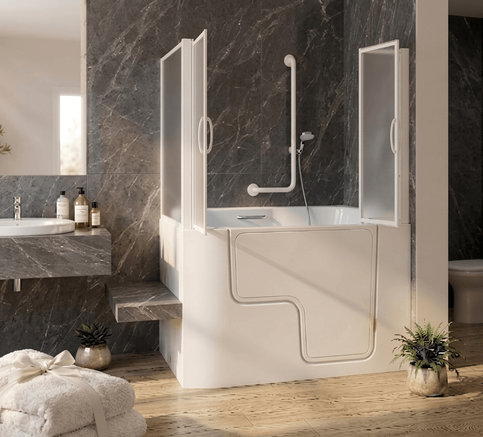 Vasca con Porta SERENA SMALL